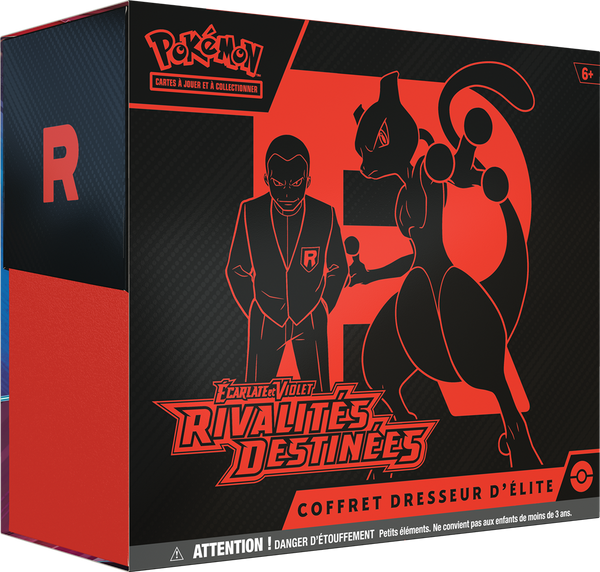 Coffret Dresseur d'Élite Pokémon Rivalités Destinées EV10 avec Mewtwo