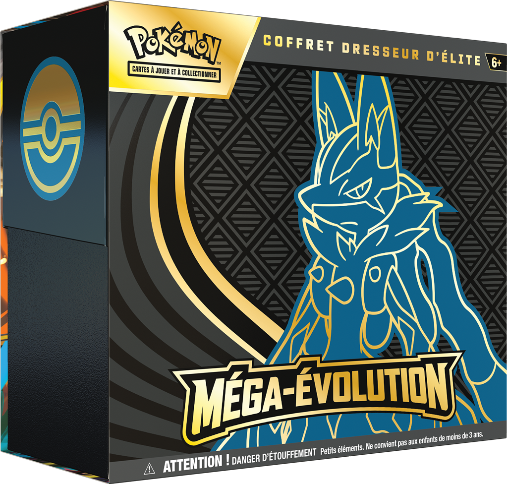 Coffret Dresseur d'Élite Pokémon Méga-Évolution ME01 avec Méga-Lucario