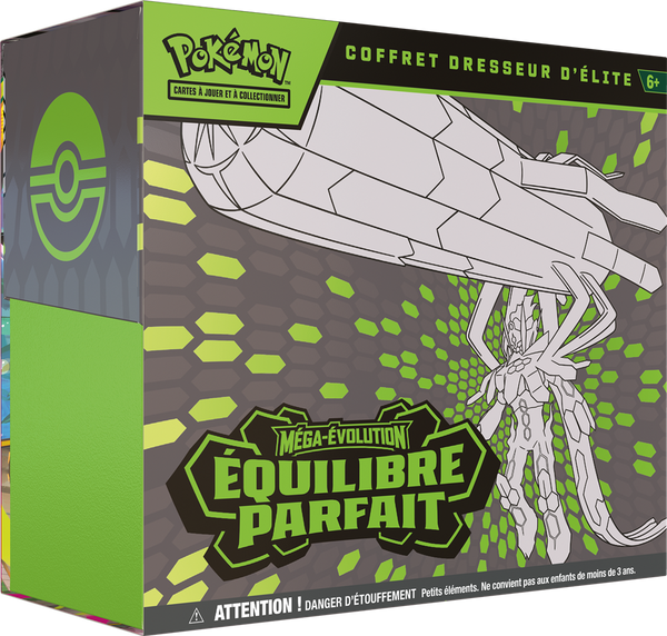 Coffret Dresseur d'Élite Pokémon Équilibre Parfait ME03 avec Méga-Zygarde-ex