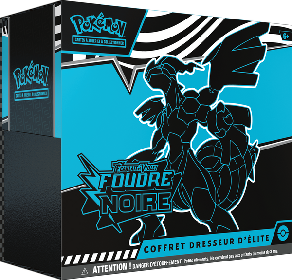 Coffret Dresseur d'Élite Pokémon Foudre Noire EV10.5 avec Zekrom